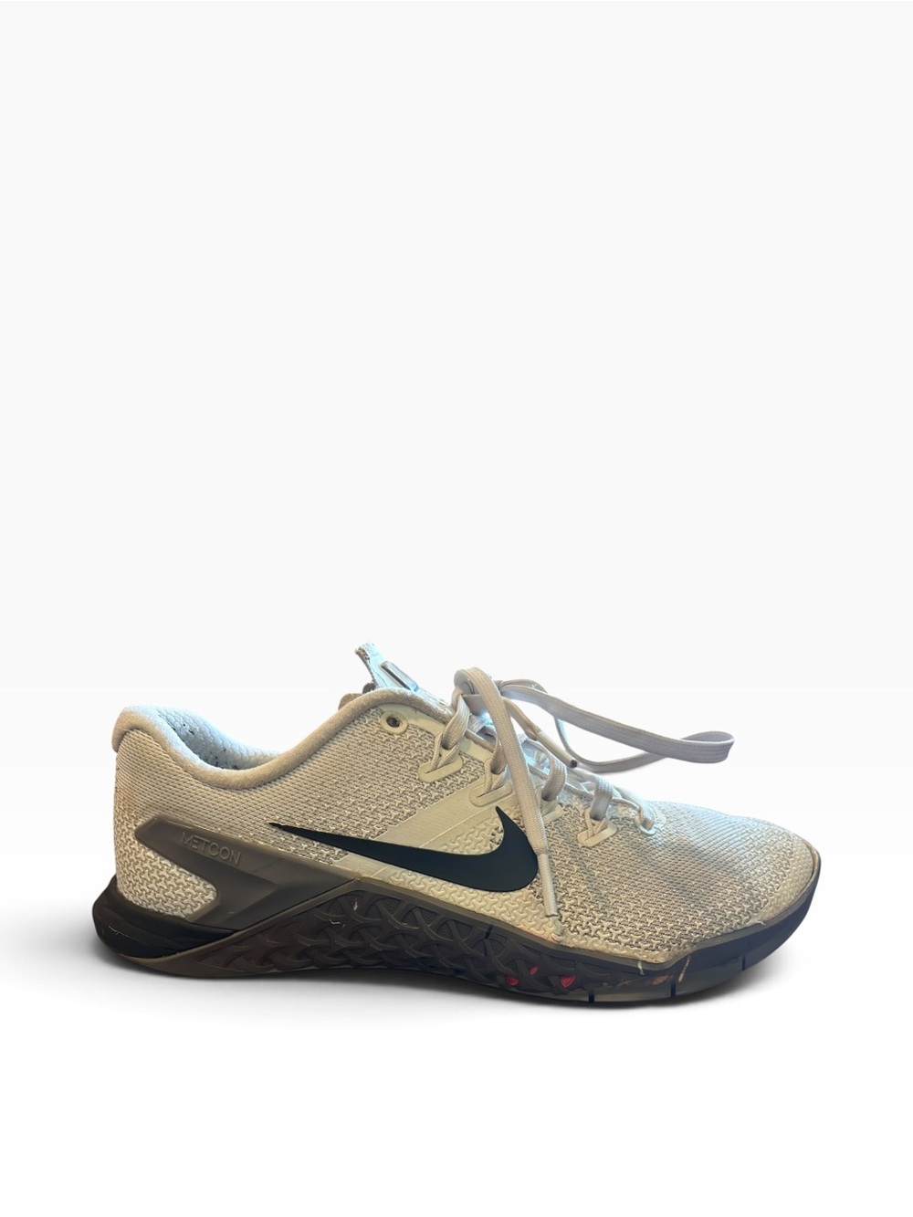 Nike Metcon 4 Cross Training Shoes Light Grey Black Pink Woman’s Size 6.5